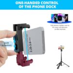 BZE 62 inches Extendable Selfie Stick Tripod with Wireless Remote & Phone Holder - Image 6