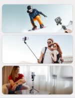 ANXRE Extendable Selfie Stick with Wireless Detachable Remote - Image 6