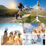 Sensyne 53" Selfie Stick for Phone, Extendable Travel Tripod with Detachable - Image 6