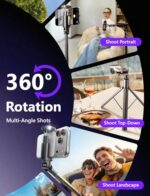 LISEN Tripod for iPhone 17 Pro Max Selfie Stick 67" 0.01s-Open with Remote - Image 6