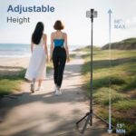 66" Automatic Phone Tripod Stand with Remote - Image 6