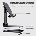 Meetuo 2 Pcs Cell Phone Stand for Desk, Adjustable & Foldable Phone Holder - Image 6