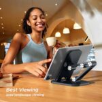 OCYCLONE Phone Stand, Foldable Cell Phone Stand Holder for Desk Office - Image 6
