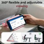 ONEUPIN Portable Foldable Silicone Aluminum Phone Holder with Suction Cup - Image 6