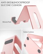CreaDream Cell Phone Stand, Cradle, Holder, Aluminum Desktop Stand Compatible - Image 6