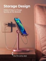 LISEN Cell Phone Stand for Desk, iPhone Holder for Desk Offices Accessories - Image 6