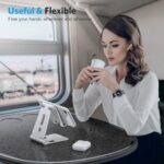 OMOTON Foldable Cell Phone Stand, C4 Portable Aluminum Phone Holder - Image 6