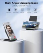 Fast Wireless Charger, [2 Pack] NANAMI Wireless Charging Stand Compatible with - Image 4