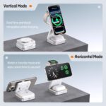 【2026 Upgraded】Wireless Charger 3 in 1, Foldable Wireless Charging Station with - Image 6
