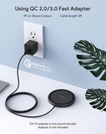 COKOEYE Wireless Charger, 15W Max Fast Wireless Charging Pad 2-Pack Compatible - Image 5