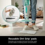 Shark Steam Mop with 2 Machine Washable Dirt Grip Pads, Removable Water Tank - Image 6
