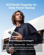 Baseus Picogo Power Bank, 0.3" Ultra Slim 5000mAh MagSafe Portable (B0GYDFCXC1) - Image 6