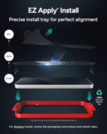ZAGG Glass+ Screen Protector for iPhone 16/15 – 3X Stronger Tempered Glass with - Image 6