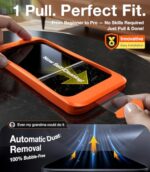 UltraGlass 9H+ Glass for iPhone 16 Pro Privacy Screen Protector [NO.1 Military - Image 6