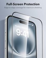 ESR 3 Pack for iPhone 16/iPhone 15 Screen Protector, Military Grade Shatterproof - Image 6