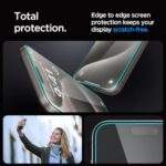 Spigen GlasTR EZ FIT Tempered Glass Screen Protector for iPhone 15 Pro Max - Image 6