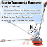 HHQ Commercial Floor Scrubber Machine, 13" Heavy Duty Orbital Floor Cleaner - Image 6