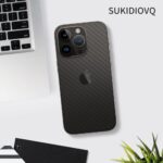 2 Pack for iPhone 16 Pro Max Skin Wrap Transparent Matte for Back for Back Side - Image 6