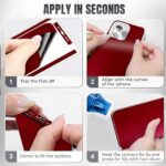 2Pcs Skin Wrap Compatible for iPhone 16 Pro – Slim Decal Vinyl Protective Film - Image 6