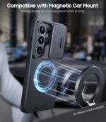 JAME for Samsung Galaxy S26 Ultra Case with Ring Stand & Slide Camera Cover - Image 5