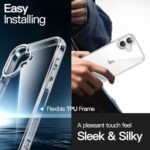 JETech Case for iPhone 16, Anti-Yellowing, Clear - Image 5