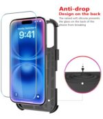 Diverbox for iPhone 16 Case [Shockproof] [Dropproof] [Tempered Glass Screen - Image 6