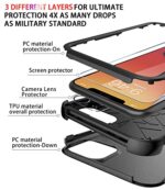 Diverbox for iPhone 11 Case [Shockproof] [Dropproof] [Tempered Glass Screen - Image 6