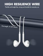 Antool Wired Earbuds,【Ultra Clear Calls & no Noise】 Headphones Earbuds Wired - Image 5