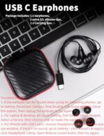 USB C Headphone for Samsung S26 S25 FE S24 A16 A17 Wired Earbuds Magnetic in-Ear - Image 6
