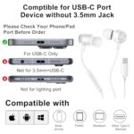 USB C Headphones Wired Earbuds for Samsung iPhone 17/16/15 Pro Max (B0H2V8YB8V) - Image 6
