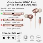 USB C Headphones Wired Earbuds for Samsung iPhone 17/16/15 Pro Max (B0FW4R78XV) - Image 6