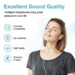 Wired Earbuds 4 Pack, Earbuds HiFi Stereo Wired Earphones Headphones with - Image 6