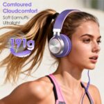 INFURTURE USB C Headphone for Kids & Adults Over-Ear Headphone with HD Mic - Image 7