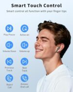 XIAOWTEK Wireless Earbuds, Bluetooth 5.4 Ear Buds Bass Stereo - Image 6