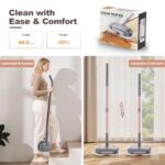 Scrub & Steam Mop with Rotating Mop Pads, Scrubbing and Sanitizing Floor Cleaner - Image 6