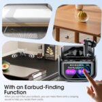 Wireless Earbuds, Bluetooth 5.4 Headphones with Multifunctional Touch Screen - Image 6