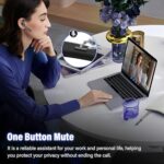 Bluetooth Headset, 90Hrs Single-Ear Headset with APTX HD Audio & Mute Button - Image 6