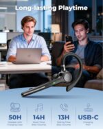 Ngsod Bluetooth Headset V5.4, Bluetooth Earpiece with 500mAh Charging Case - Image 6