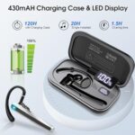 Atheewon Bluetooth Headset V5.3, Wireless Headset with ENC Noise Canceling Mic - Image 6