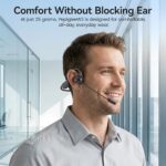 Open Ear Headphones with Mic,20H Bluetooth Headset with Microphone - Image 6