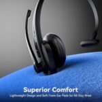 Wireless Headset with Mic for Work, Bluetooth Headset with Microphone AI Noise - Image 6