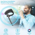Bluetooth Headset Wireless Earpiece Microphone 180H Playtime Single Ear - Image 6