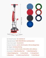 VEVOR Commercial Floor Scrubber Machine, Heavy Duty Floor Cleaner Polisher with - Image 7