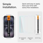 Spigen GlasTR EZ FIT Screen Protector for iPhone 16/15 - Image 7