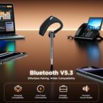 Bluetooth Headset V5.3, Wireless Headset with Dual Noise-Canceling Microphones - Image 7