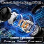 Atheewon Bluetooth Headset V5.4, Wireless Bluetooth Earpiece with Dual Mic Noise - Image 7