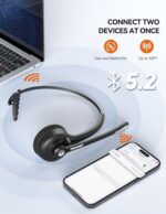 TECKNET Single Ear Bluetooth Headset - Noise Cancelling Microphone - Image 7