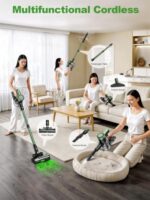 Cordless Vacuum Cleaner, 500W 55KPa 10-in-1 Self-Standing Stick Vacuum with - Image 7