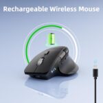 INFINMIND Ergonomic Wireless Bluetooth Mouse with 6 Programmable - Image 6