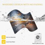JIKIOU Mouse Pad with Stitched Edge, Portable Size-10.2x8.3in Sunset - Image 6